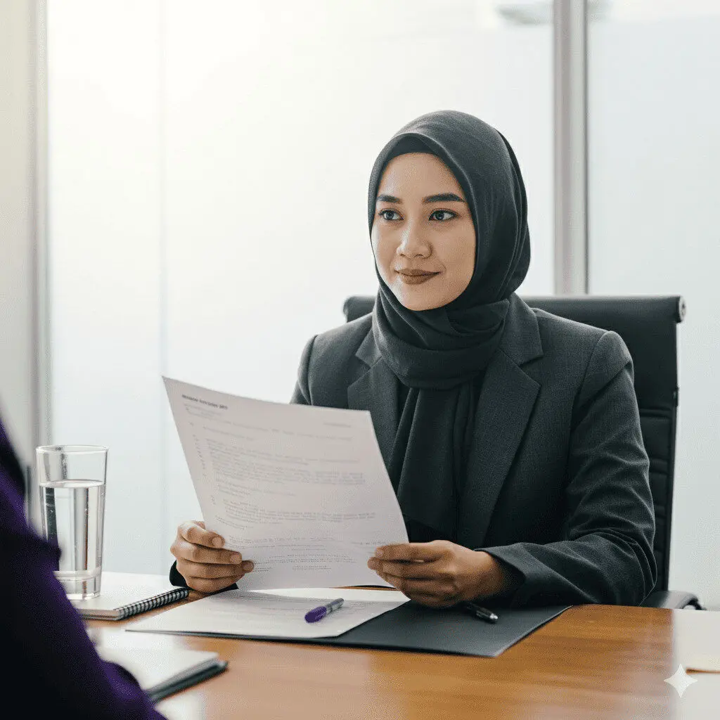 HR melakukan wawancara kandidat dengan analisis grafologi untuk mendukung proses rekrutmen.