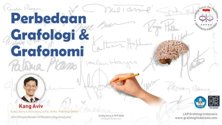 Perbedaan Grafologi & Grafonomi