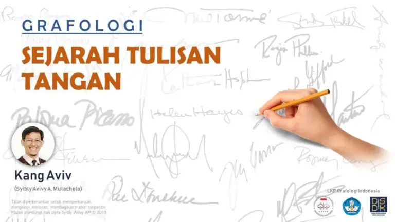 Sejarah Tulisan & Tanda Tangan 1